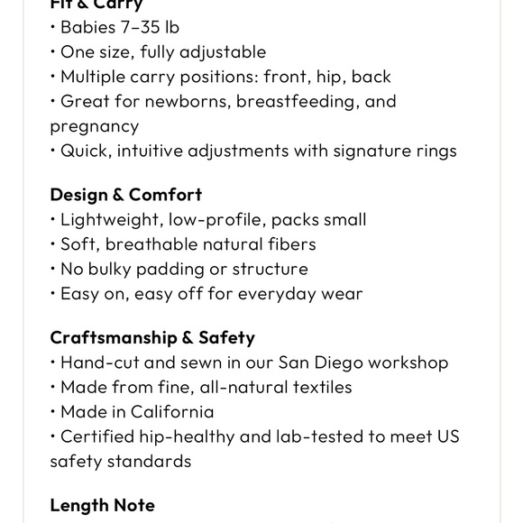 Sakura BASICS RING SLING - Picture 5 of 7